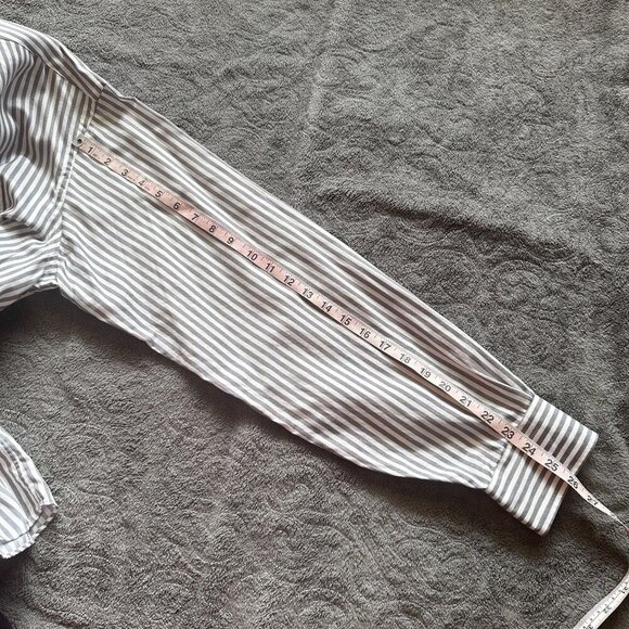 Tommy Bahama Button Down Dress Shirt Long Sleeve Striped Top Collared Men - Picture 7 of 16